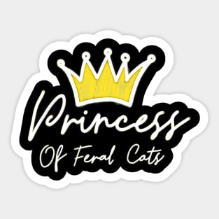 Princess Of Feral Cats Sticker